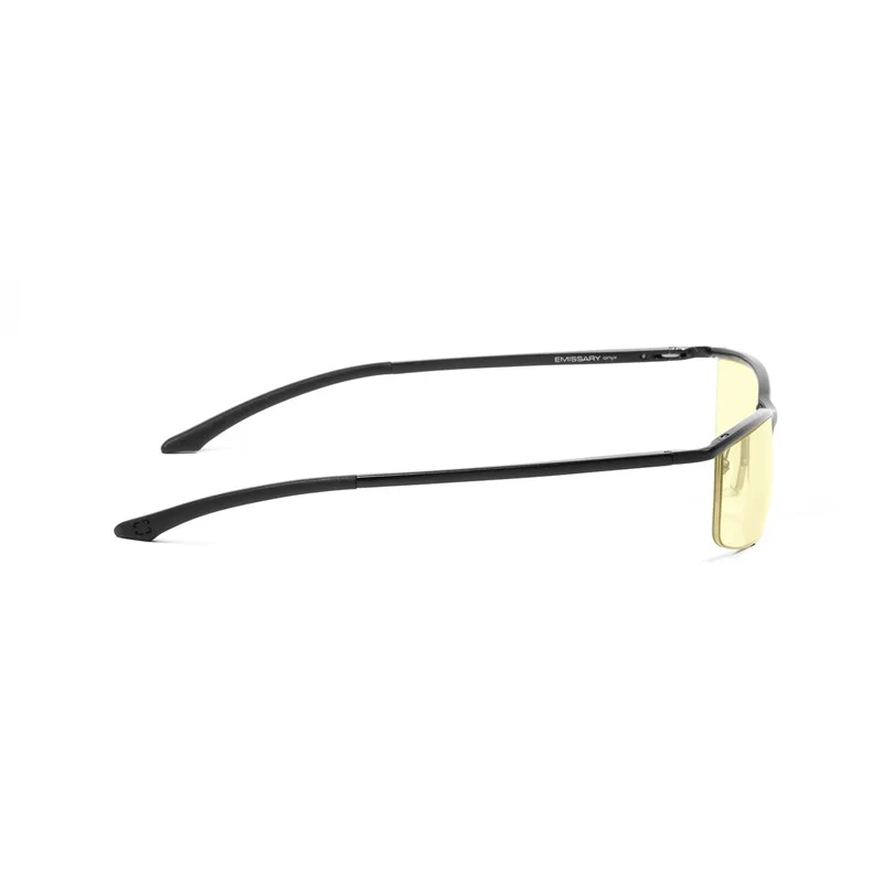 Gunnar Emissary Gaming Glasses (Onyx Frame, Amber Lens Tint) - Image 3
