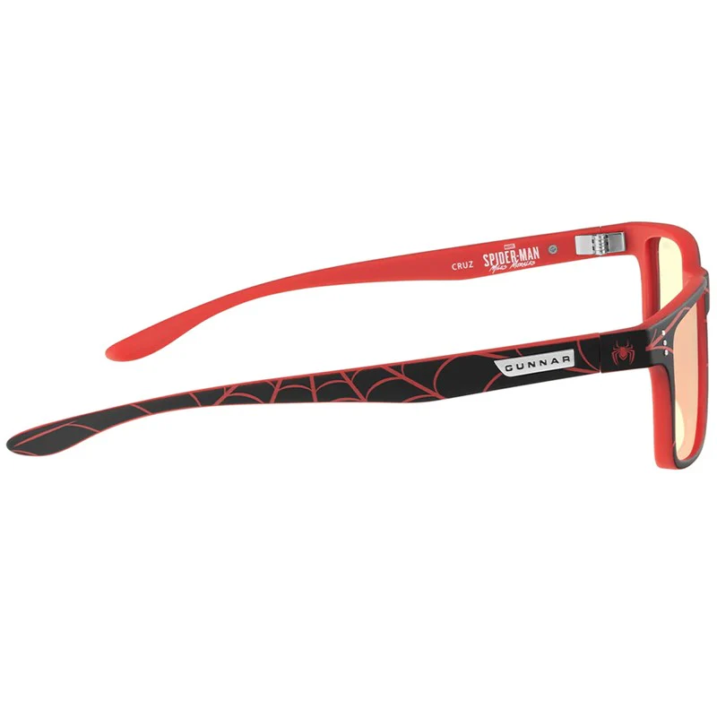 Gunnar Marvel Cruz Spider-Man Miles Morales Edition Gaming Glasses - Amber Tint - Image 3