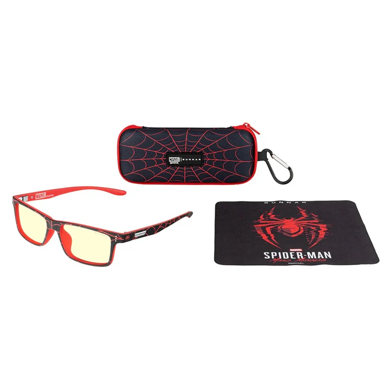 Gunnar Marvel Cruz Spider-Man Miles Morales Edition Gaming Glasses - Amber Tint - Image 4