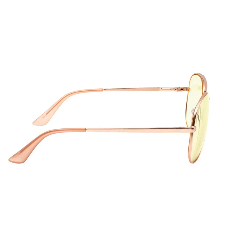 Gunnar Maverick Gaming Glasses (Rose Gold Frame, Amber Lens Tint) - Image 3