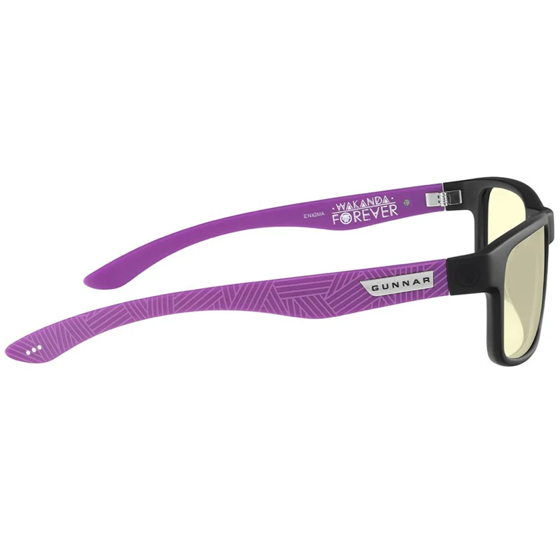 Gunnar Optiks Enigma Black Panther Edition Gaming Glasses - Amber Tint - Image 3