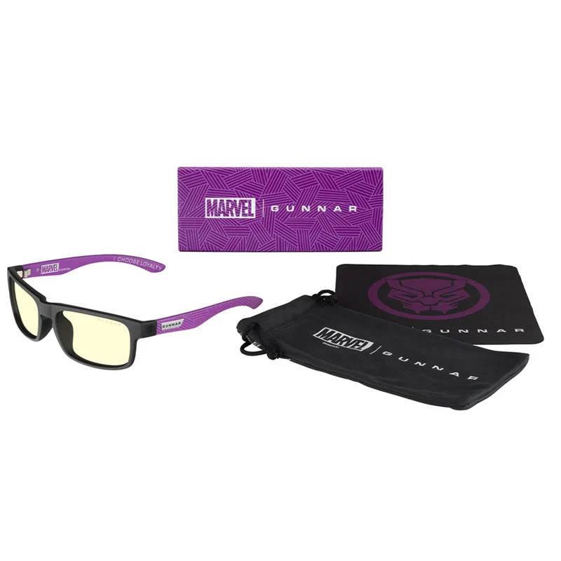 Gunnar Optiks Enigma Black Panther Edition Gaming Glasses - Amber Tint - Image 4