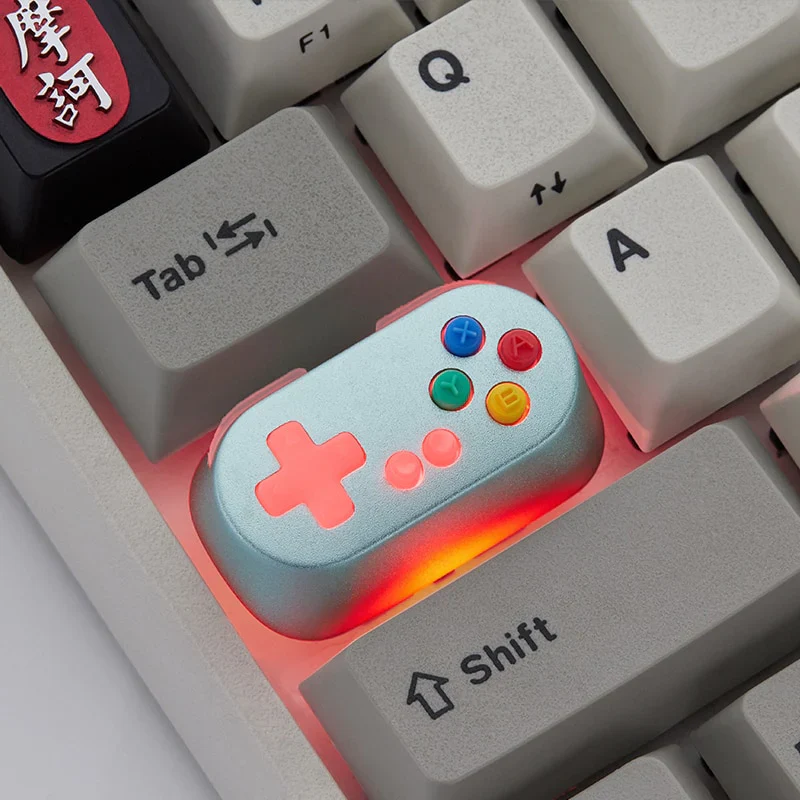 HolyOops Customized 3D Gamepad Controller CAPSLOCK Aluminium Cherry MX Keycap - Image 5