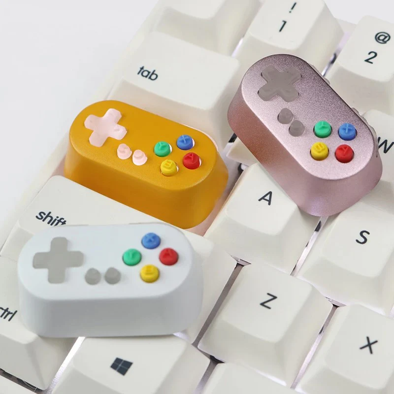 HolyOops Customized 3D Gamepad Controller CAPSLOCK Aluminium Cherry MX Keycap - Image 9