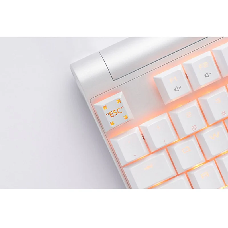 HolyOops Customized Metal Translucent ESC Cherry MX Keycap With CNC Engraving (1u Size) - Image 6