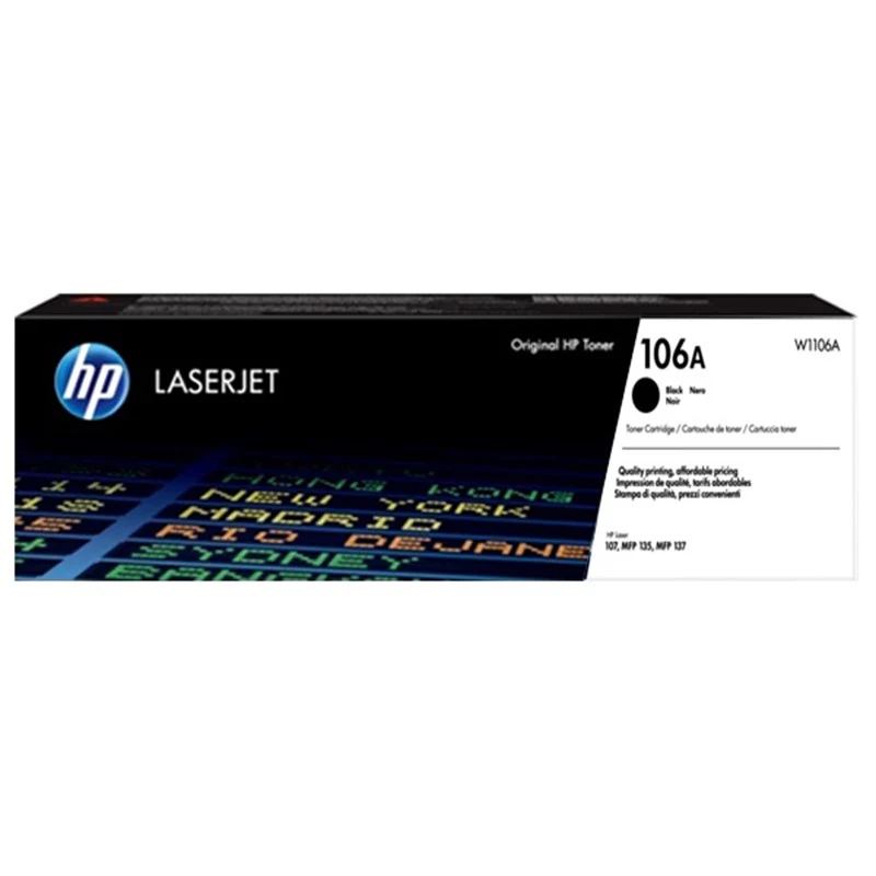 HP 106A Black Laser Toner Cartridge - Image 2