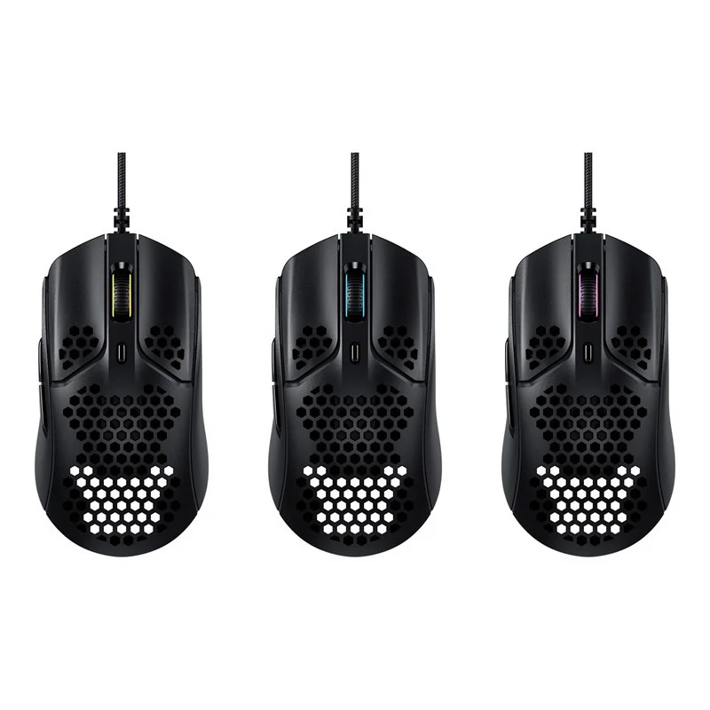 HyperX Pulsefire Haste Wired Lightweight RGB Gaming Mouse - Black - Image 6