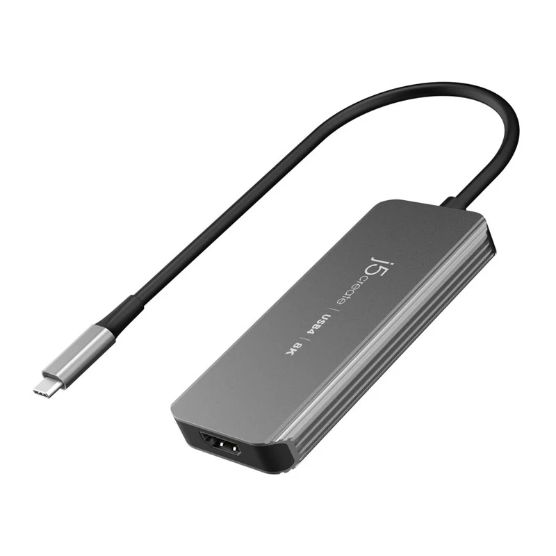 j5create JCH453 USB4 8K60 Slim Hub, Space Grey - Image 2