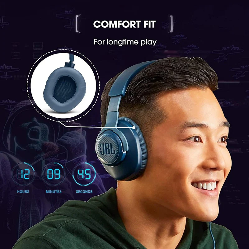 JBL Quantum 100 by Harman, Wired Over Ear Gaming Headphones with Detachable Mic for PC, Mobile, Laptop, PS4, Xbox, Nintendo Switch, VR - Image 13
