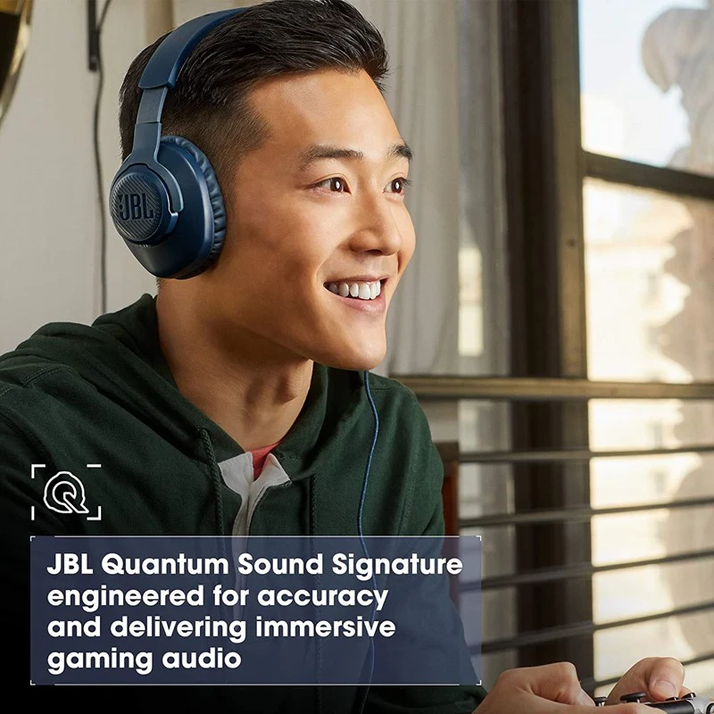 JBL Quantum 100 by Harman, Wired Over Ear Gaming Headphones with Detachable Mic for PC, Mobile, Laptop, PS4, Xbox, Nintendo Switch, VR - Image 14