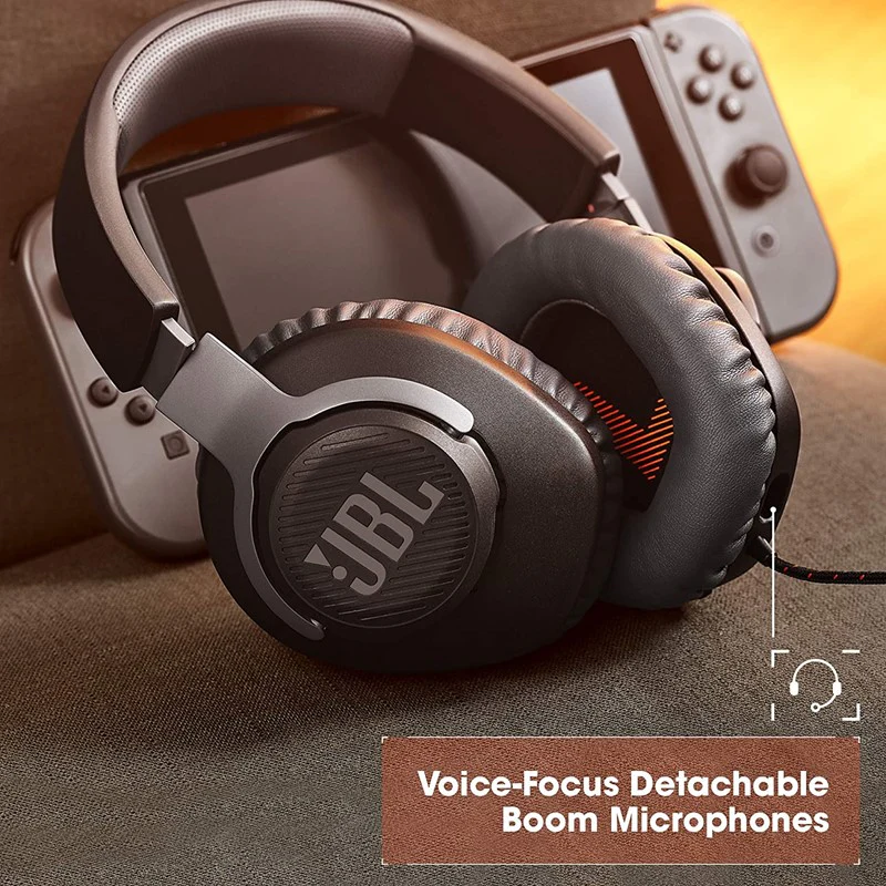 JBL Quantum 100 by Harman, Wired Over Ear Gaming Headphones with Detachable Mic for PC, Mobile, Laptop, PS4, Xbox, Nintendo Switch, VR - Image 20