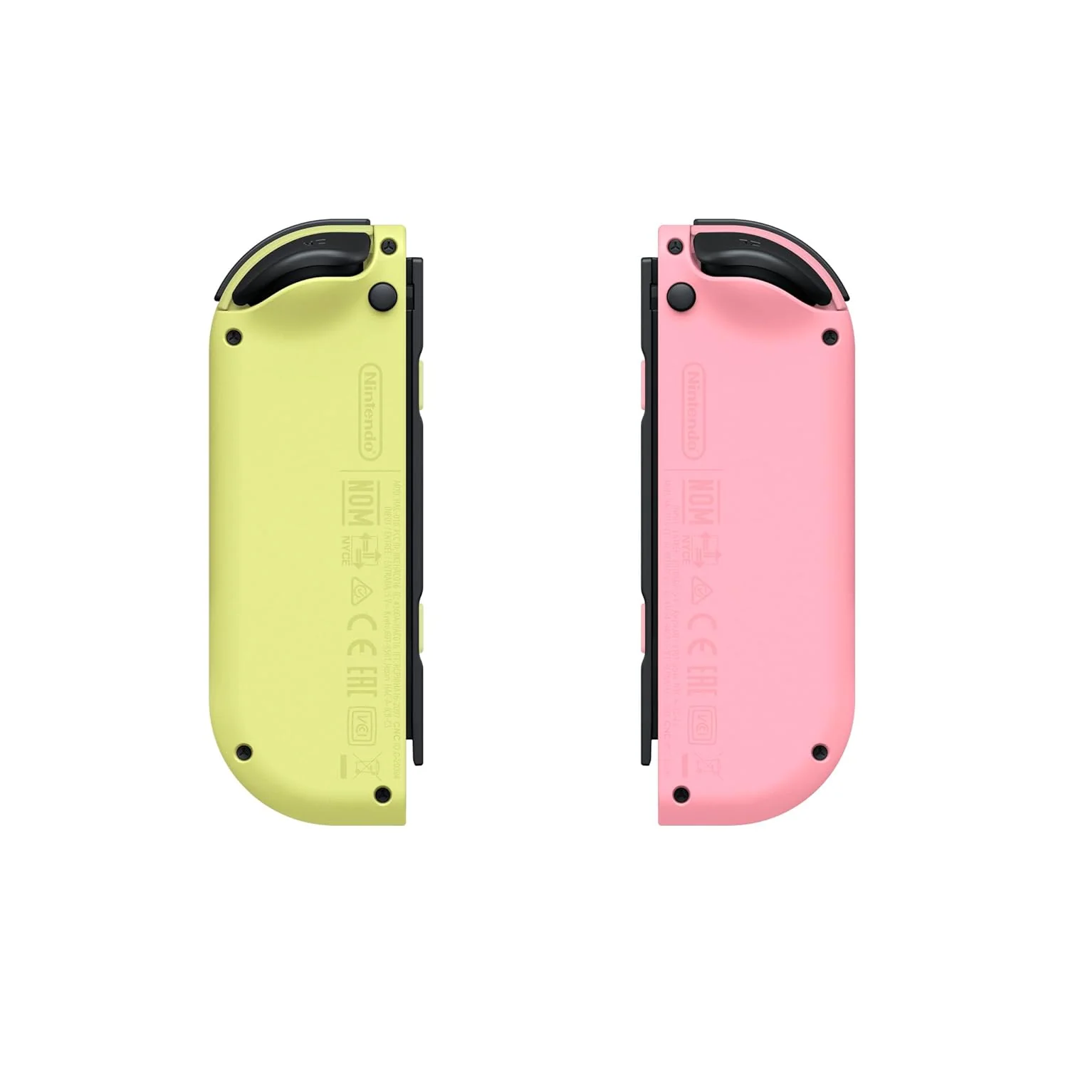 Joy-Con (L)/(R) - Cake Pink/Pastel Yellow Nintendo Controller - Image 4