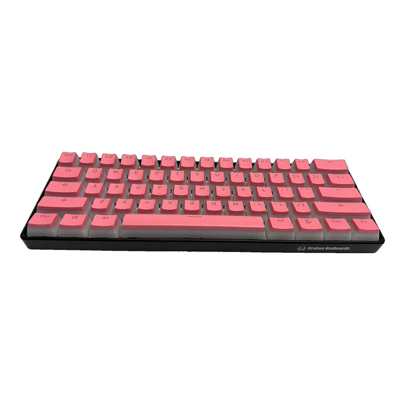 Kraken Pink Pudding Keycap Set (ISO Keys included) - Image 2