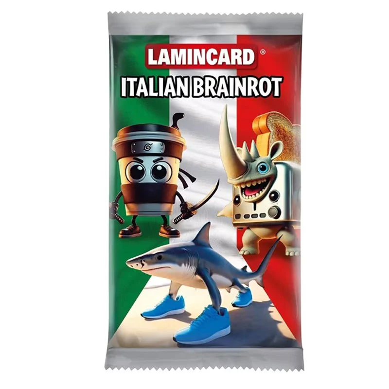 Lamincard Italian Brainrot Collectable Cards Pack - Assorted