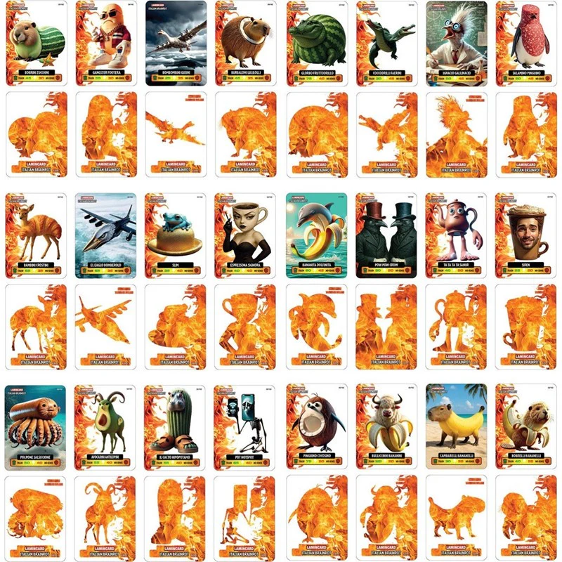 Lamincard Italian Brainrot Collectable Cards Pack - Assorted - Image 10