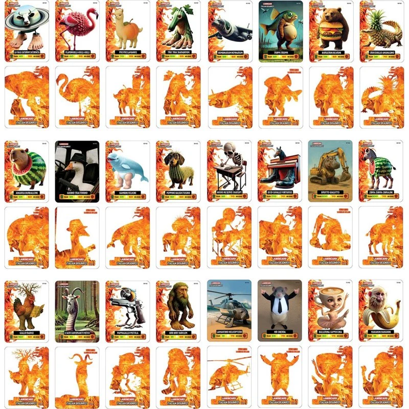 Lamincard Italian Brainrot Collectable Cards Pack - Assorted - Image 11