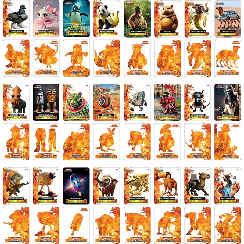 Lamincard Italian Brainrot Collectable Cards Pack - Assorted - Image 12