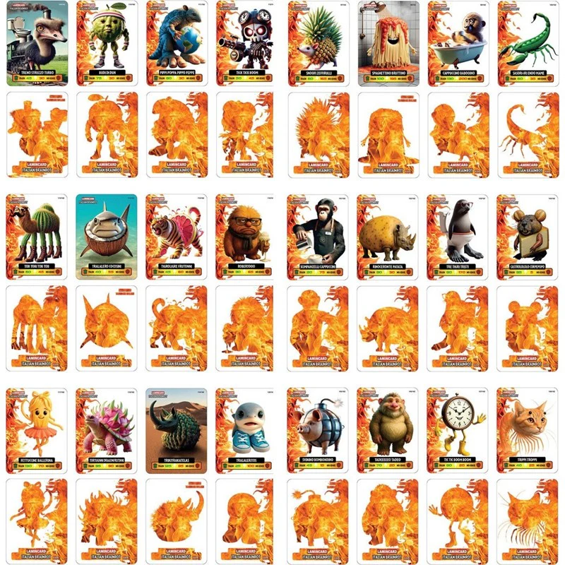 Lamincard Italian Brainrot Collectable Cards Pack - Assorted - Image 8
