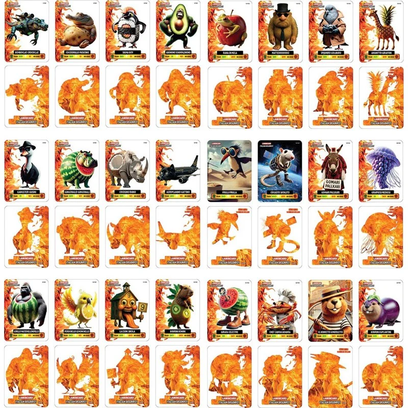 Lamincard Italian Brainrot Collectable Cards Pack - Assorted - Image 9