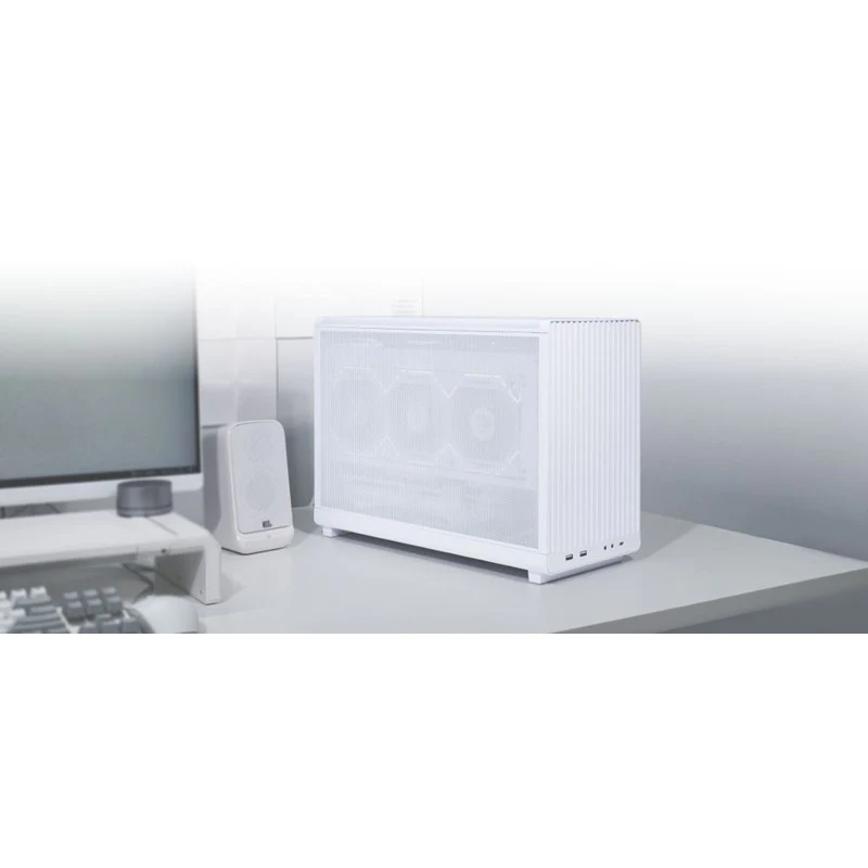 LIAN LI A3 DAN Micro ATX Gaming PC Case - White - Image 3