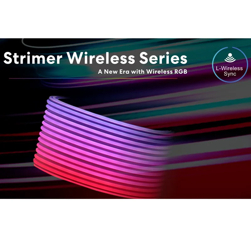 LIAN LI STRIMER Wireless GPU 2x8-PIN Addressable RGB Extension Cable - Image 2