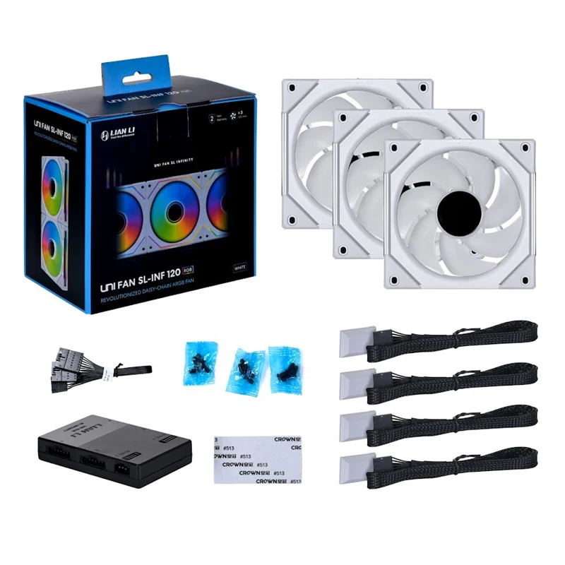 LIAN LI UNI FAN SL-INFINITY INF120-3 120mm ARGB Case Fans (Pack of 3) - Image 21
