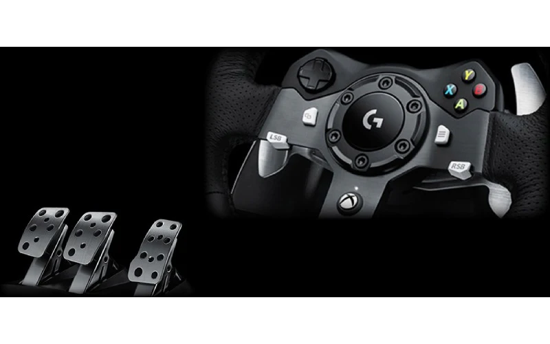 Logitech G923 Driving Force Racing Wheel for Xbox & PC - Open Box - Image 3