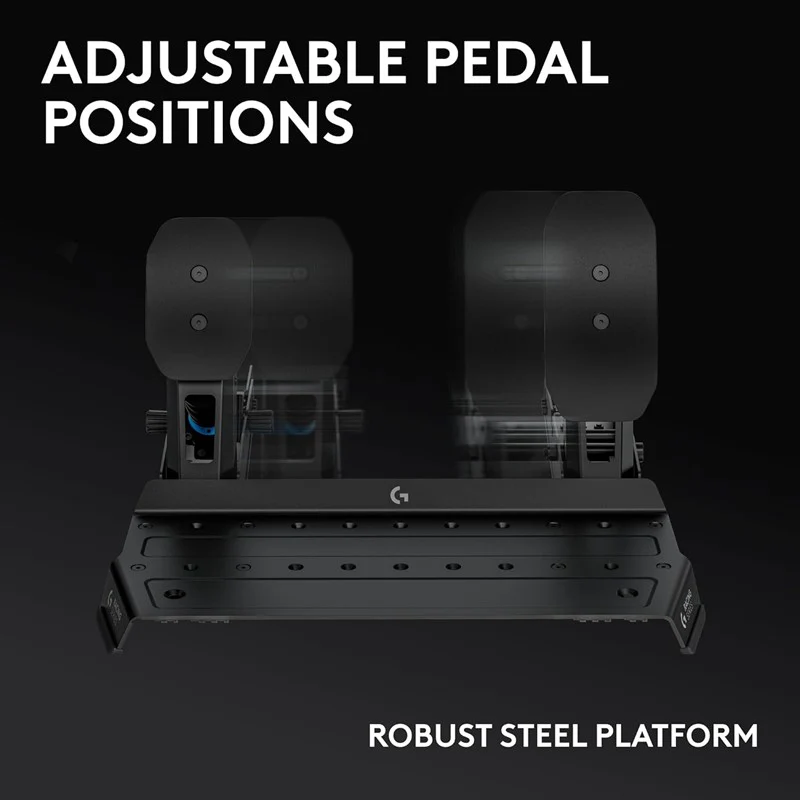 Logitech G RS Pedals - Sim Racing Pedals For PlayStation / Xbox / PC - Black - Image 3