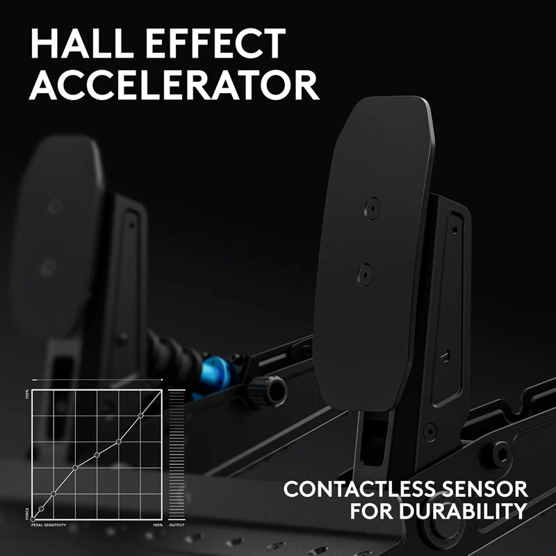 Logitech G RS Pedals - Sim Racing Pedals For PlayStation / Xbox / PC - Black - Image 5