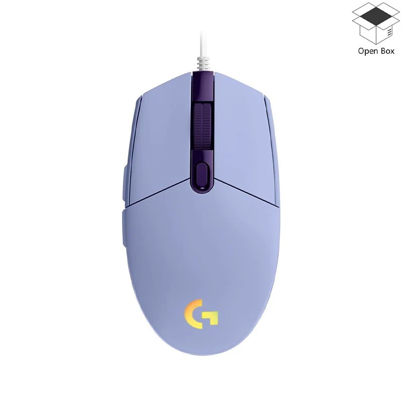Logitech G203 LIGHTSYNC RGB Lighting Gaming Mouse - Lilac - Open Box