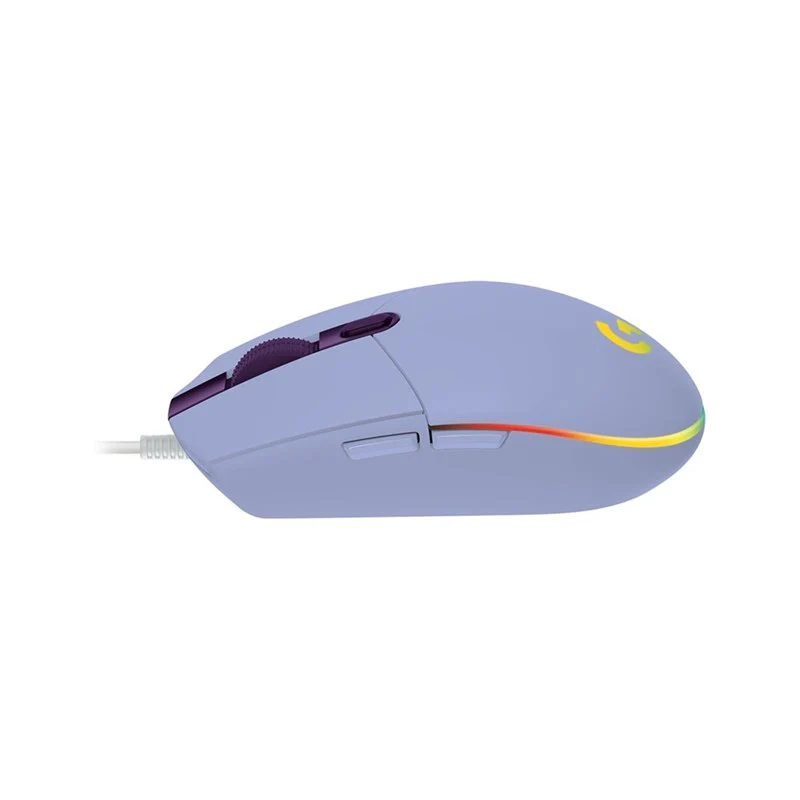 Logitech G203 LIGHTSYNC RGB Lighting Gaming Mouse - Lilac - Open Box - Image 3