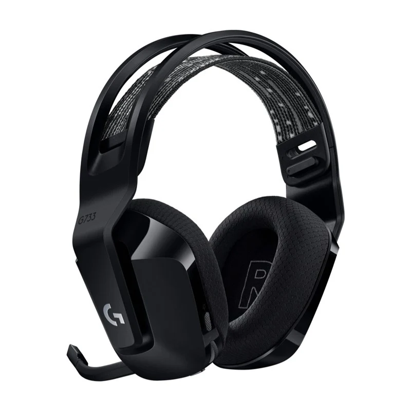 Logitech G733 Lightspeed Wireless RGB Gaming Headset, Black - Open Box - Image 3