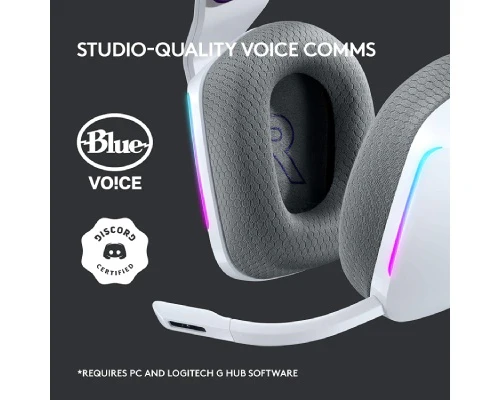 Logitech G733 Lightspeed Wireless RGB Gaming Headset, White - Open Box - Image 2