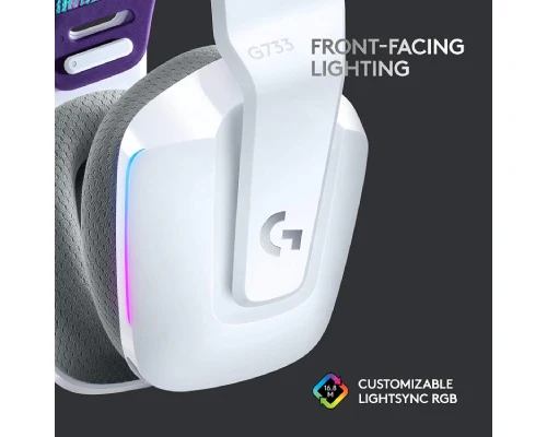 Logitech G733 Lightspeed Wireless RGB Gaming Headset, White - Open Box - Image 7