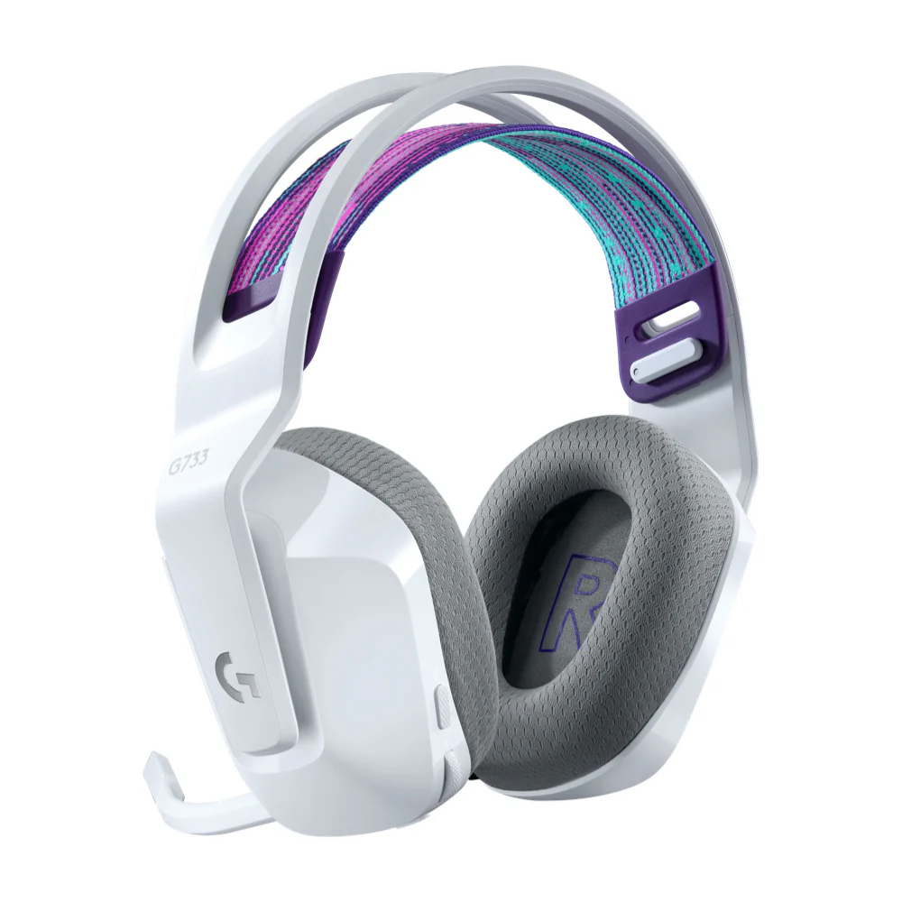 Logitech G733 Lightspeed Wireless RGB Gaming Headset, White - Open Box - Image 8