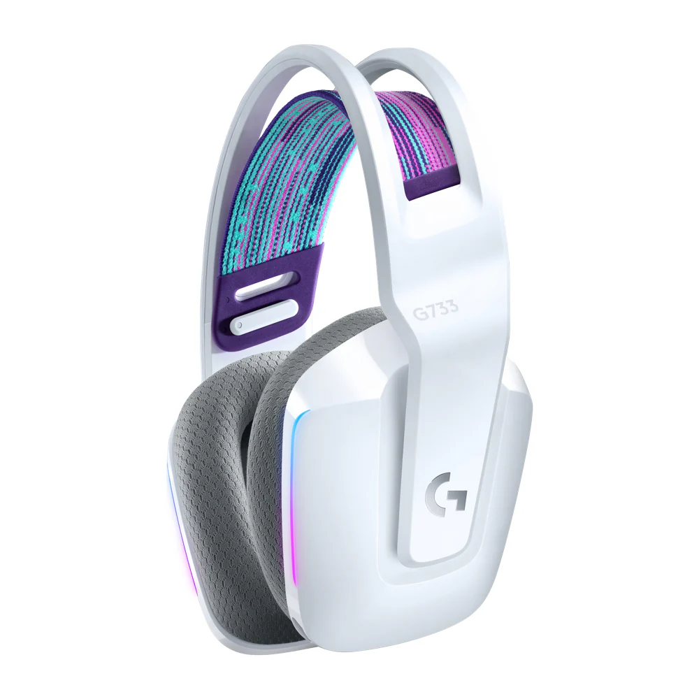 Logitech G733 Lightspeed Wireless RGB Gaming Headset, White - Open Box - Image 9