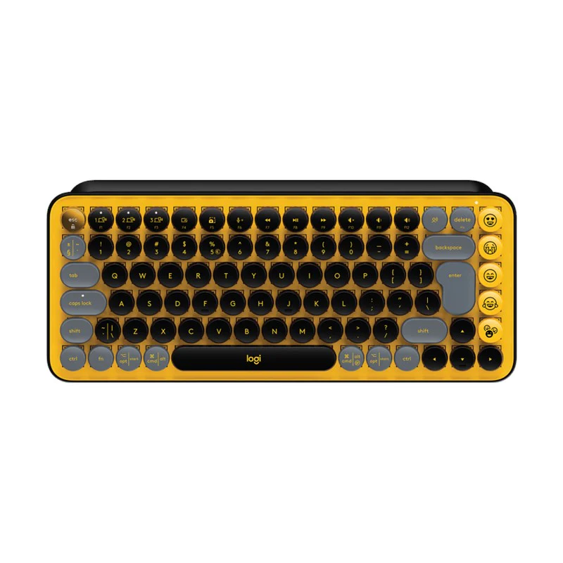 Logitech POP Keys Wireless Mechanical Emoji Keyboard, Arabic - Image 4