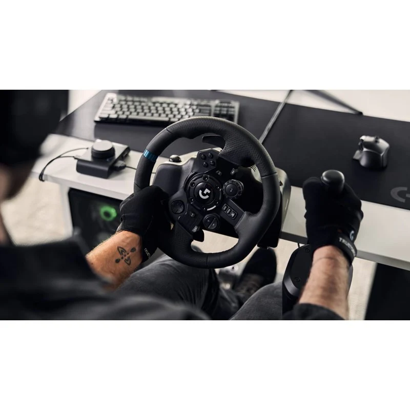 Logitech RS Shifter & Handbrake, 2-in-1 Mode Switch For PS5 / PS4 / Xbox - Black - Image 8
