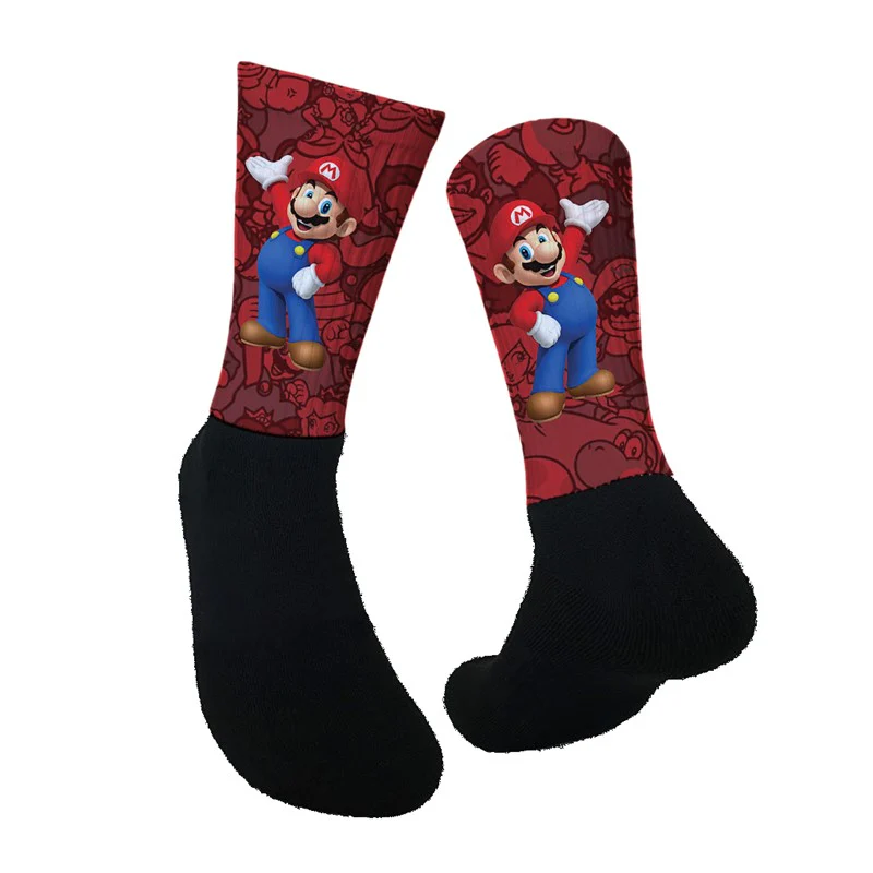 Lurk in Shrubs Socks Mario - S