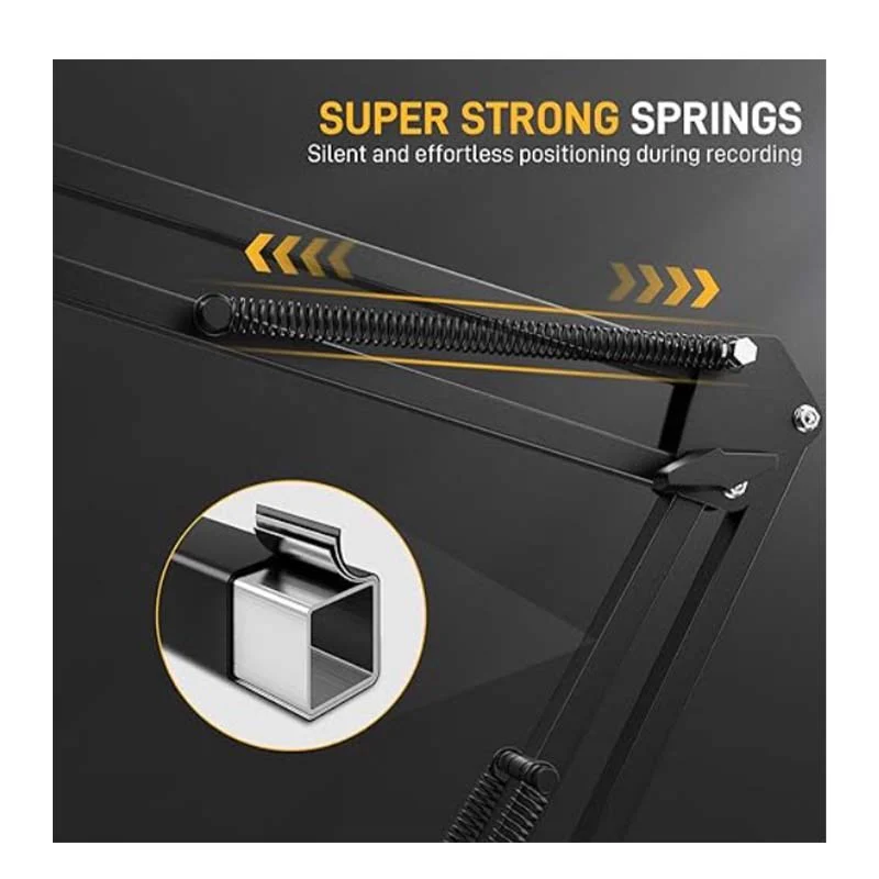 Maonocaster BA-20 Microphone Suspension Boom Arm Stand - Black - Image 4
