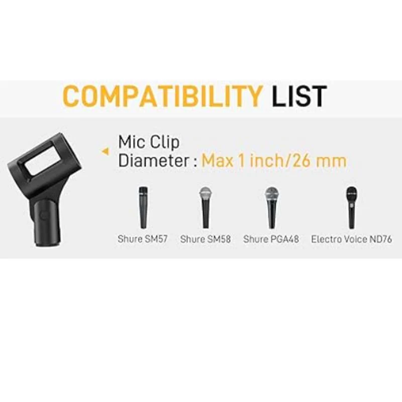 Maonocaster BA-20 Microphone Suspension Boom Arm Stand - Black - Image 6