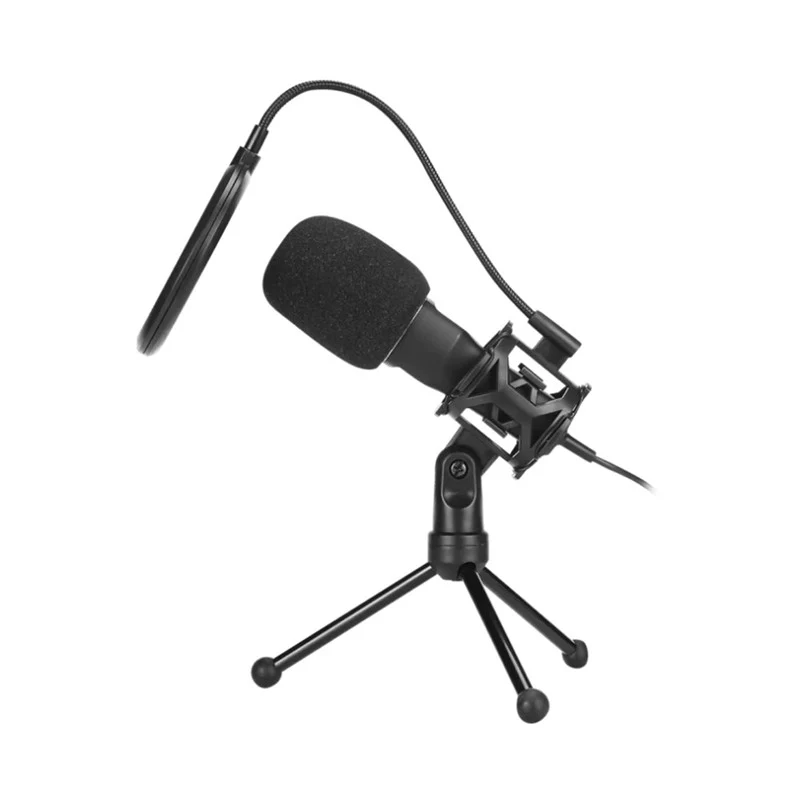 MARVO MIC-03 USB Wired Desktop Microphone - Black - Image 3