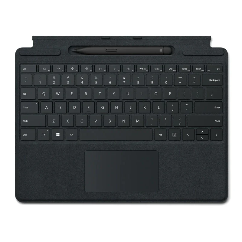Microsoft Surface Signature Keyboard With Slim Pen for Surface Pro 9 & Surface Pro 10, Arabic - Black