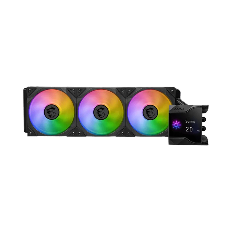 MSI MPG CORELIQUID D360 with 2.4” IPS Display Liquid CPU Cooler - Black