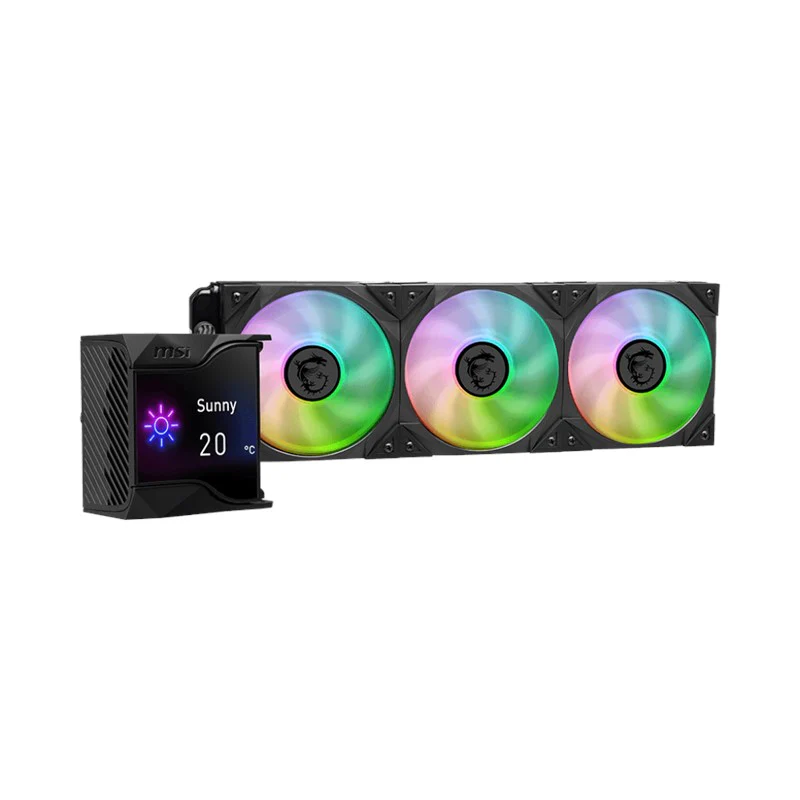 MSI MPG CORELIQUID D360 with 2.4” IPS Display Liquid CPU Cooler - Black - Image 2