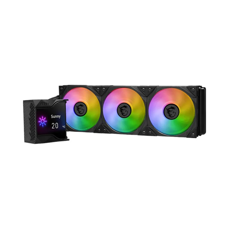 MSI MPG CORELIQUID D360 with 2.4” IPS Display Liquid CPU Cooler - Black - Image 3