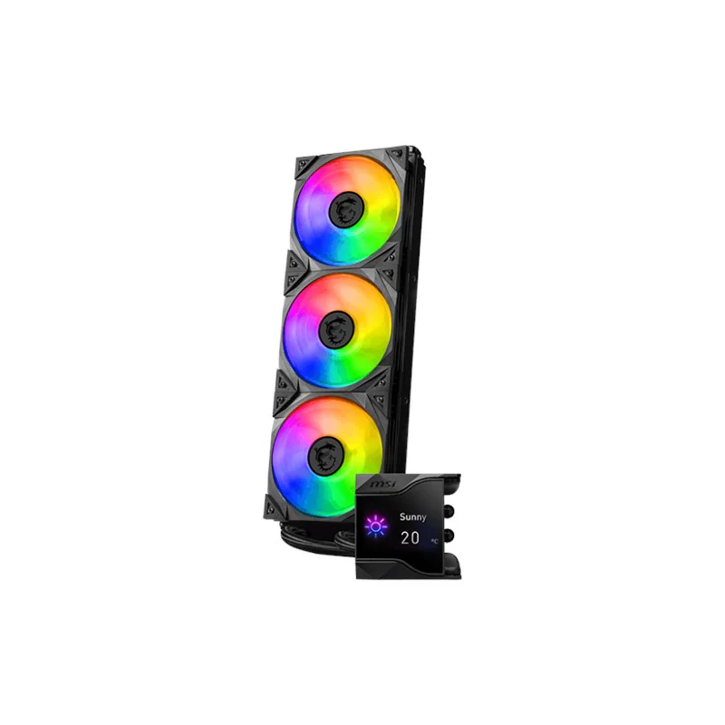 MSI MPG CORELIQUID D360 with 2.4” IPS Display Liquid CPU Cooler - Black - Image 4