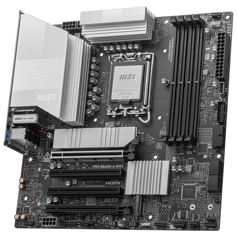 MSI PRO B860M-A WIFI DDR5 M-ATX Gaming Motherboard - Image 4