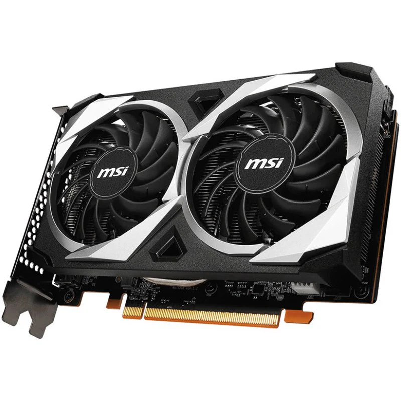 MSI Radeon RX 6500 XT MECH 2X 4GB OC GDDR6 Gaming Graphics Card - Image 3