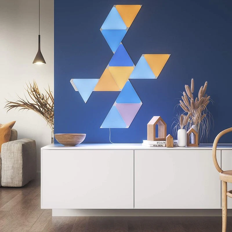 Nanoleaf Shapes Mini Triangles Starter Kit 5 Light Panels - White - Open Box - Image 3